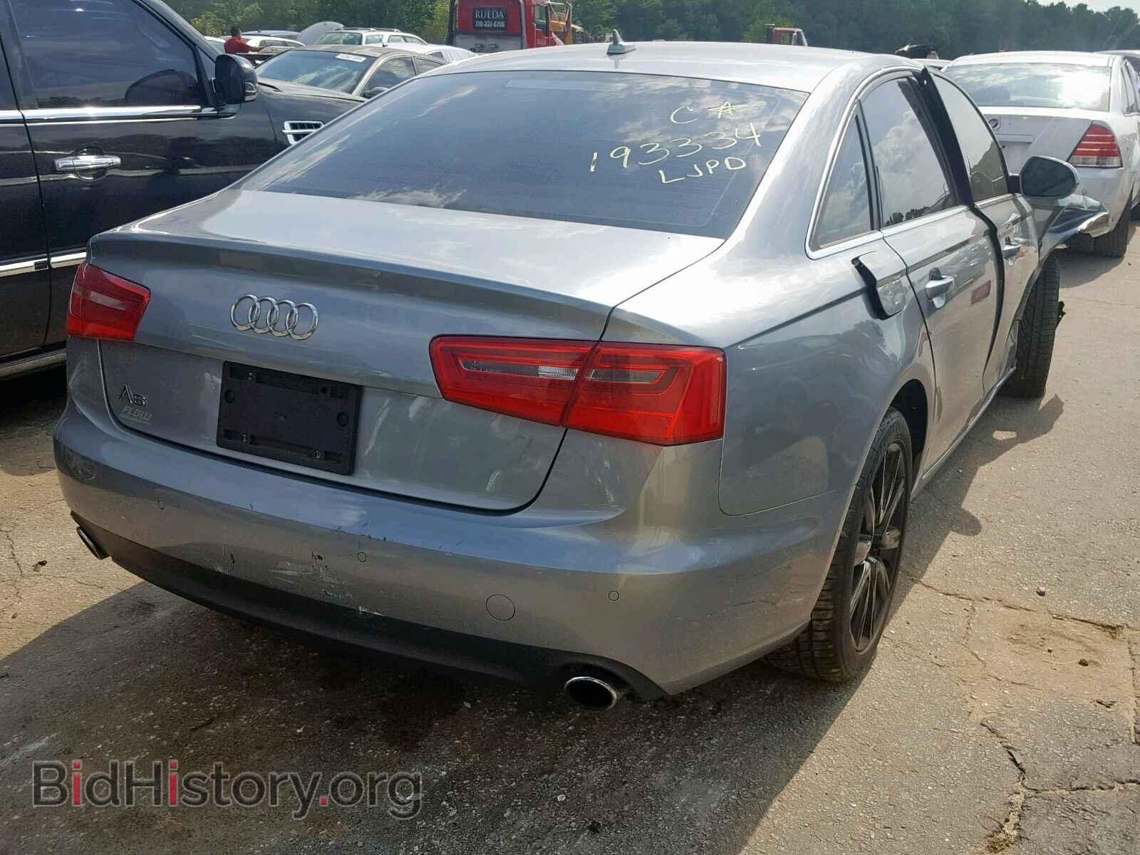 2013 AUDI A6 - VIN: WAUGFAFC1DN053994 - Фото 4