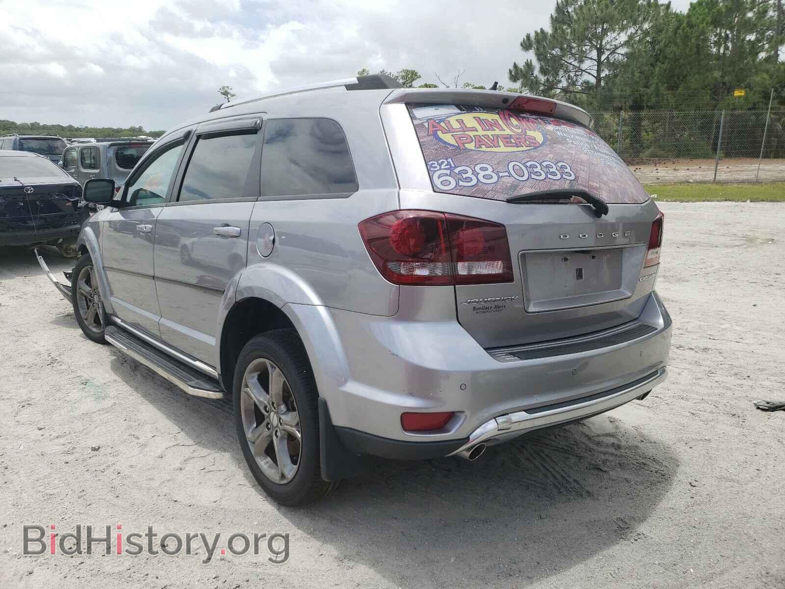 2016 DODGE JOURNEY - VIN: 3C4PDCGG2GT107281 - Фото 3