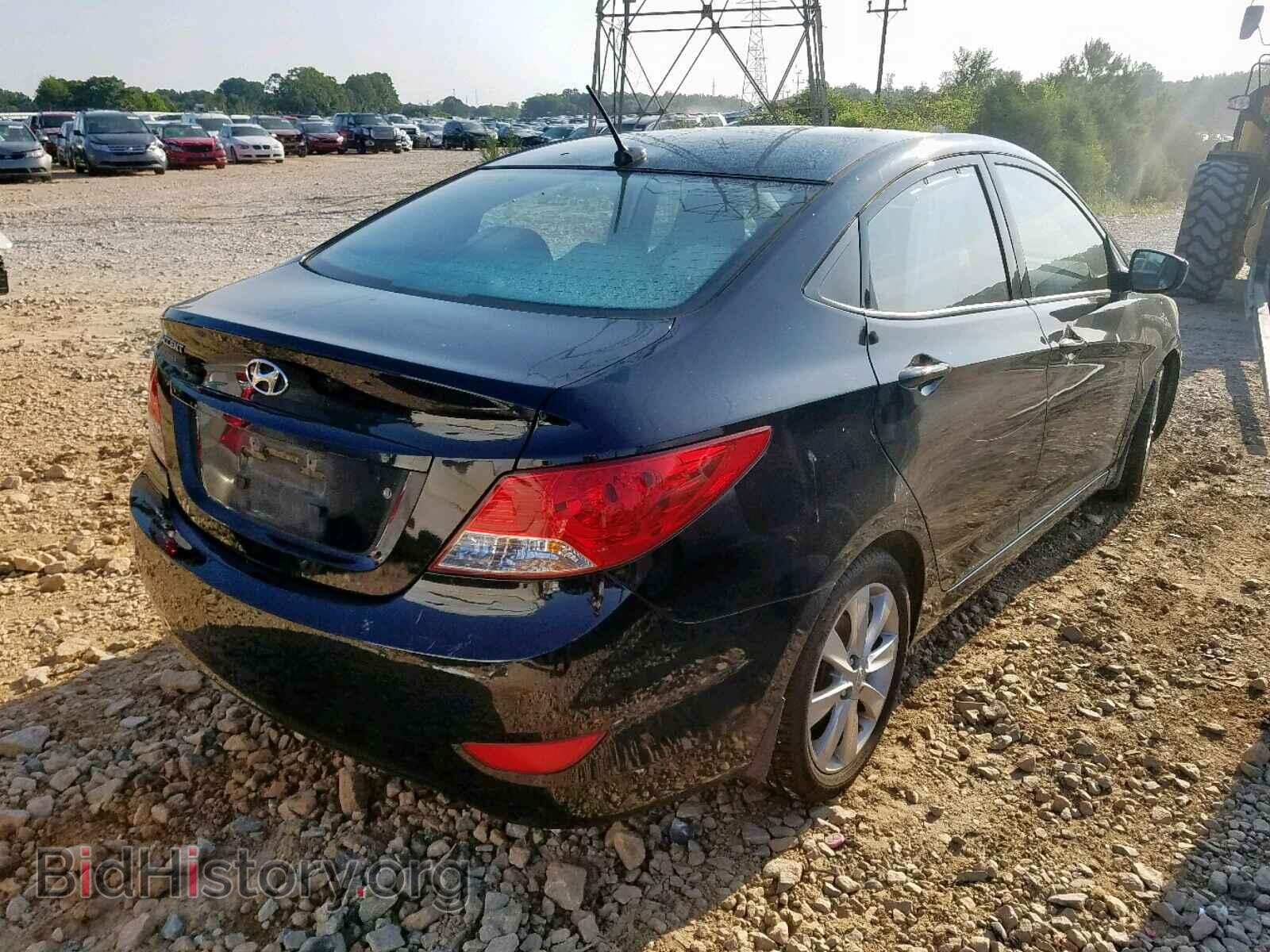 2013 HYUNDAI ACCENT - VIN: KMHCU4AE3DU313766 - Фото 4