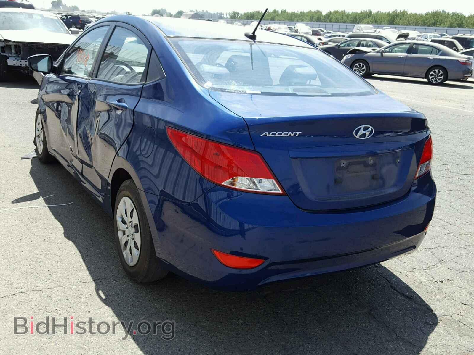2016 HYUNDAI ACCENT - VIN: KMHCT4AE4GU001043 - Фото 3