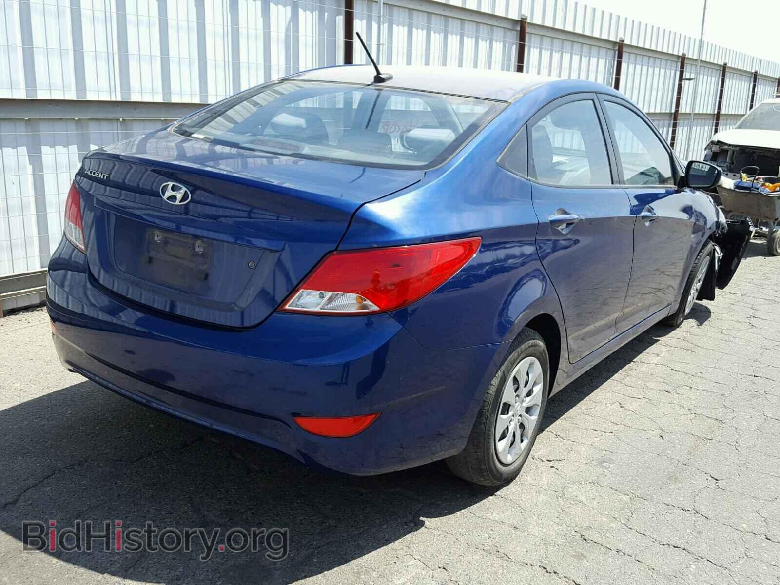 2016 HYUNDAI ACCENT - VIN: KMHCT4AE4GU001043 - Фото 4