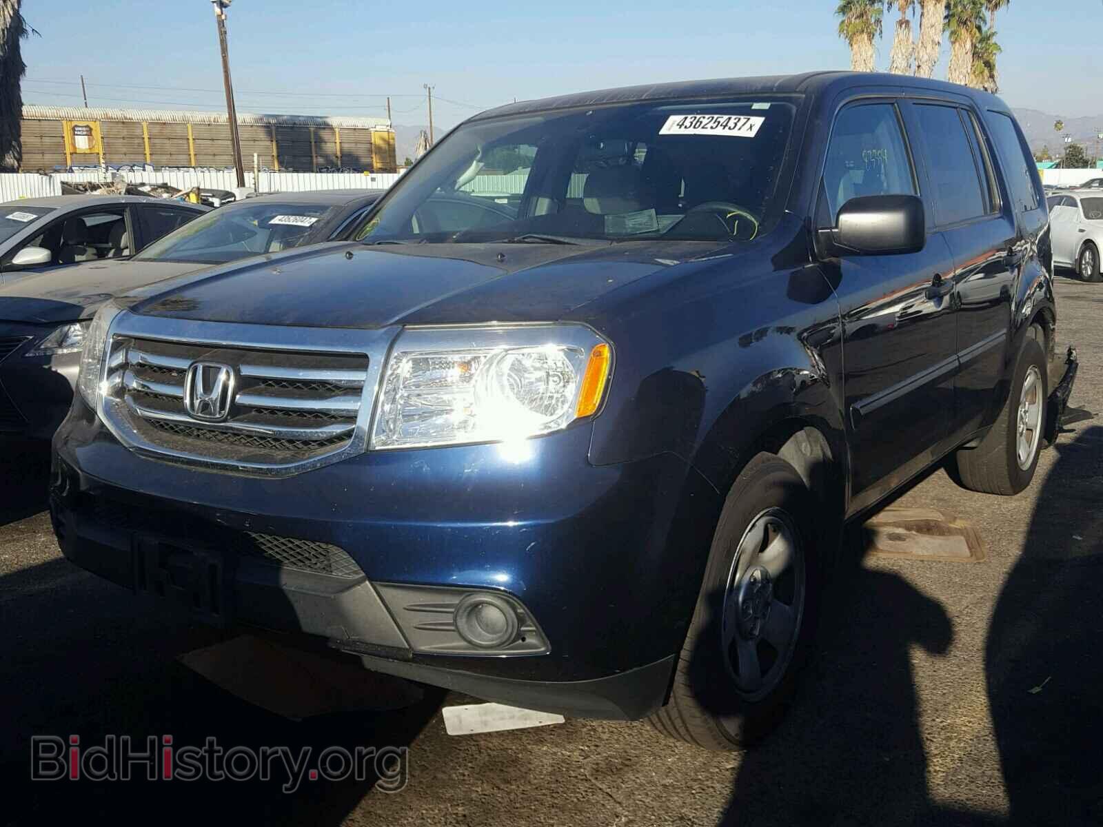 2014 HONDA PILOT - VIN: 5FNYF4H23EB019911 - Фото 2