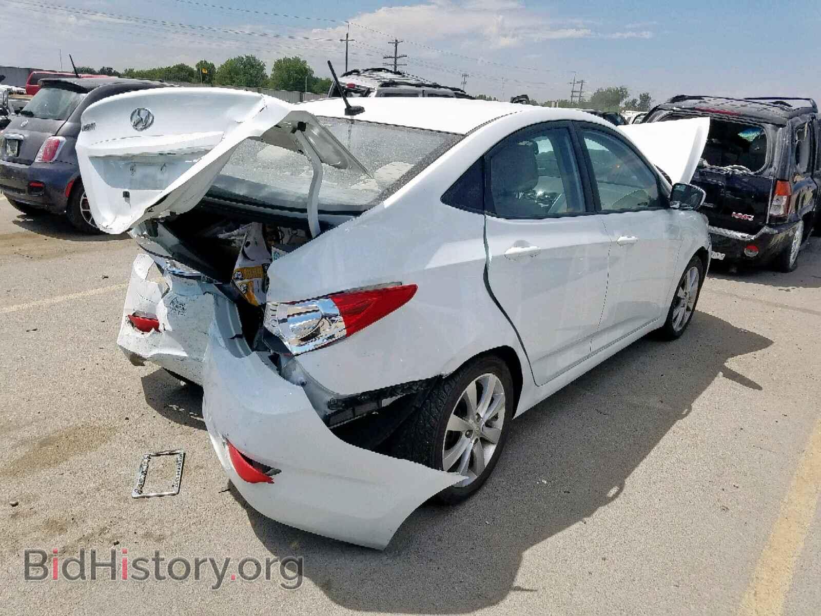 2012 HYUNDAI ACCENT - VIN: KMHCU4AE3CU132813 - Фото 4