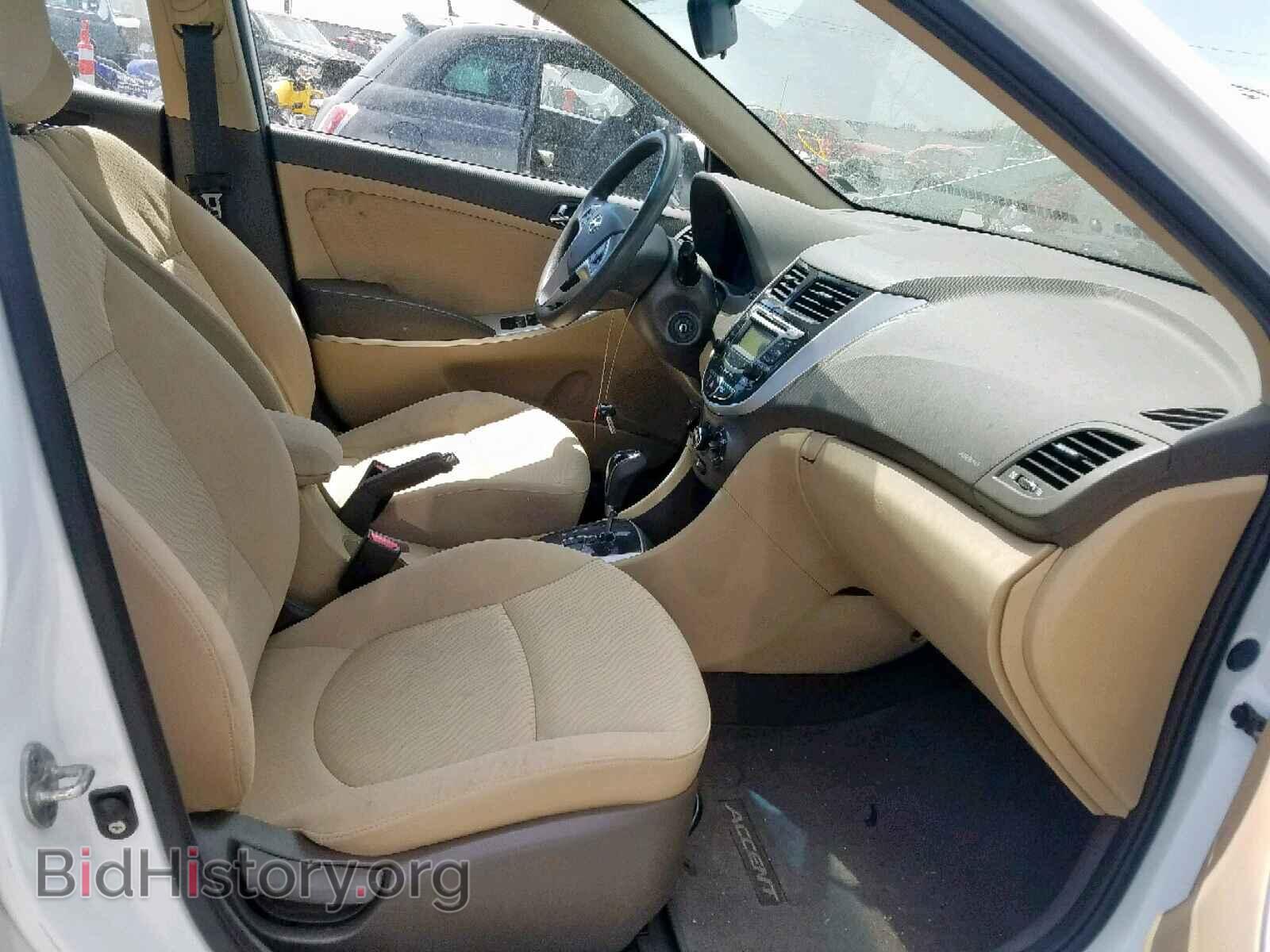 2012 HYUNDAI ACCENT - VIN: KMHCU4AE3CU132813 - Фото 5
