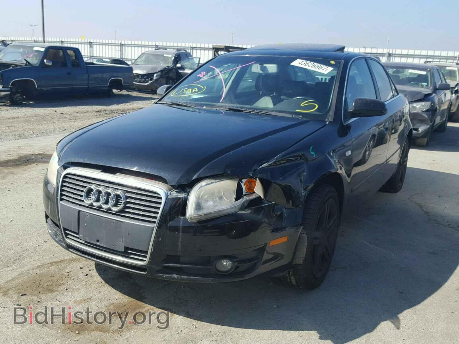 2007 AUDI A4 - VIN: WAUAF78EX7A246177 - Фото 2