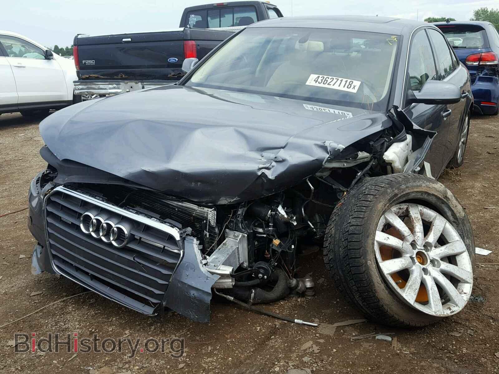 2013 AUDI A4 - VIN: WAUBFAFL4DA055837 - Фото 2
