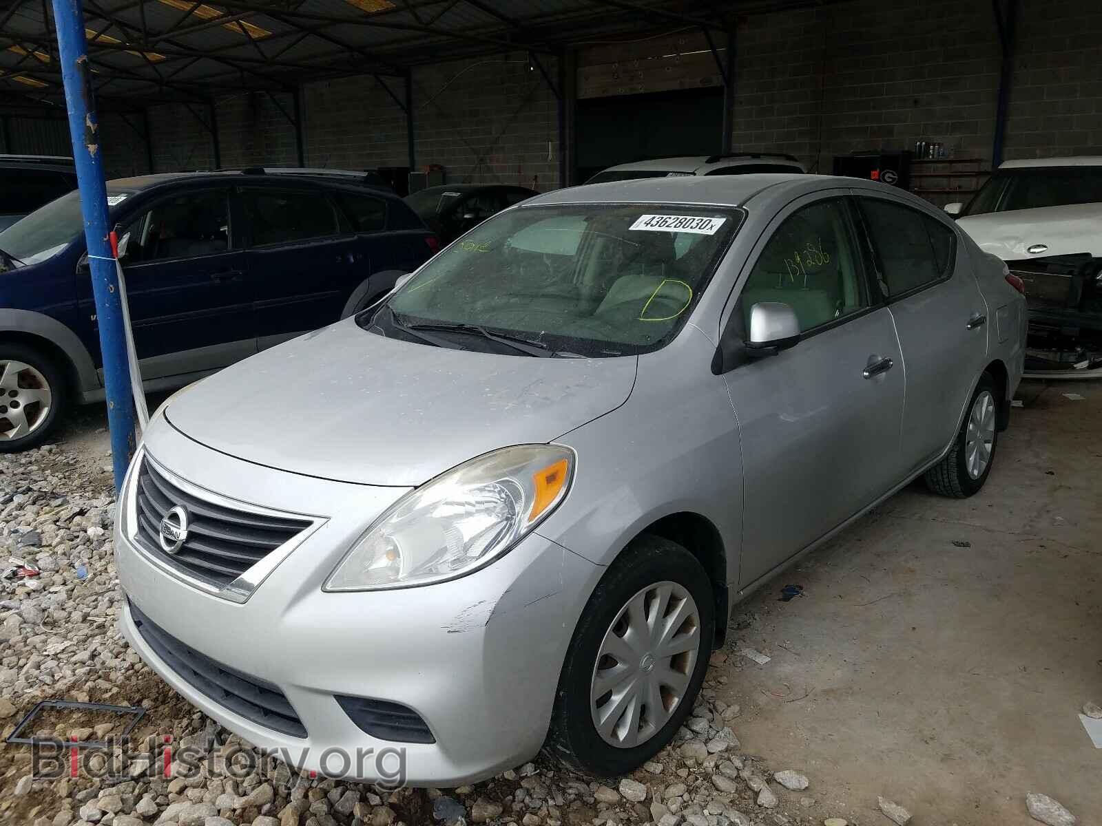 2012 NISSAN VERSA - VIN: 3N1CN7AP3CL943836 - Фото 2