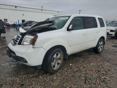 2014 Honda PILOT EXL, белый — VIN 5FNYF3H55EB006081, Copart