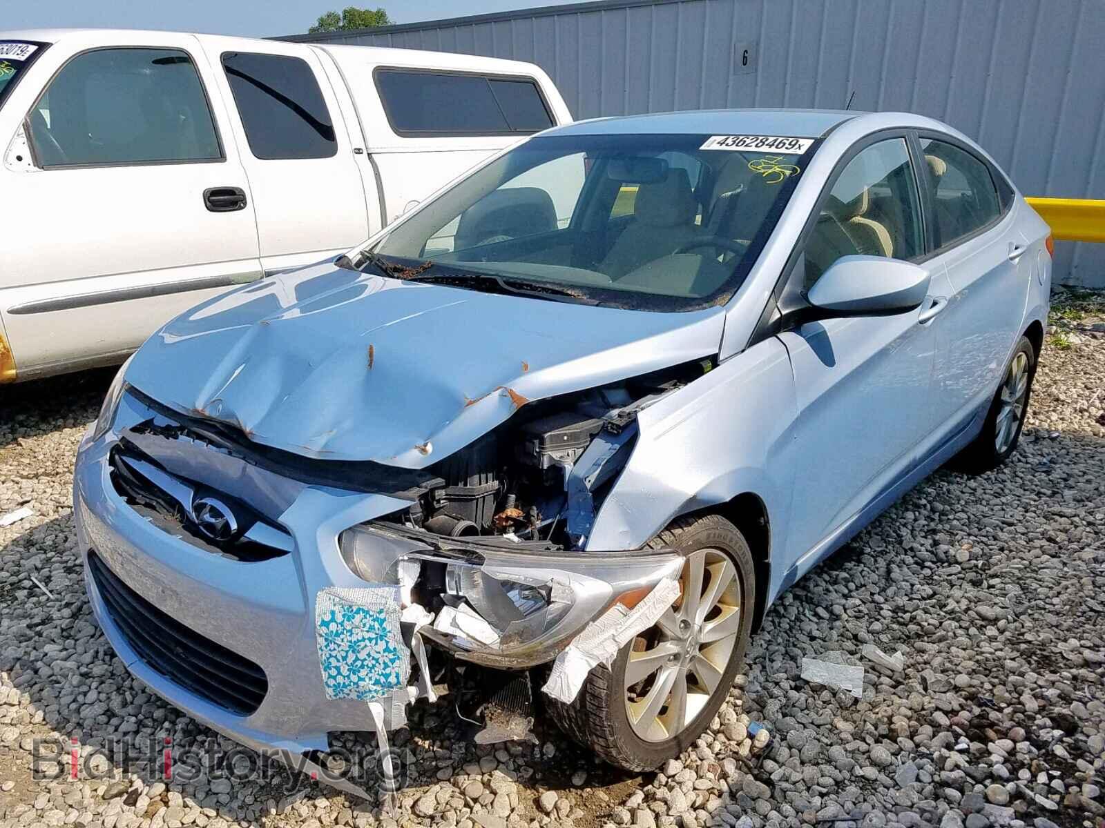 2012 HYUNDAI ACCENT - VIN: KMHCU4AE6CU169340 - Фото 2
