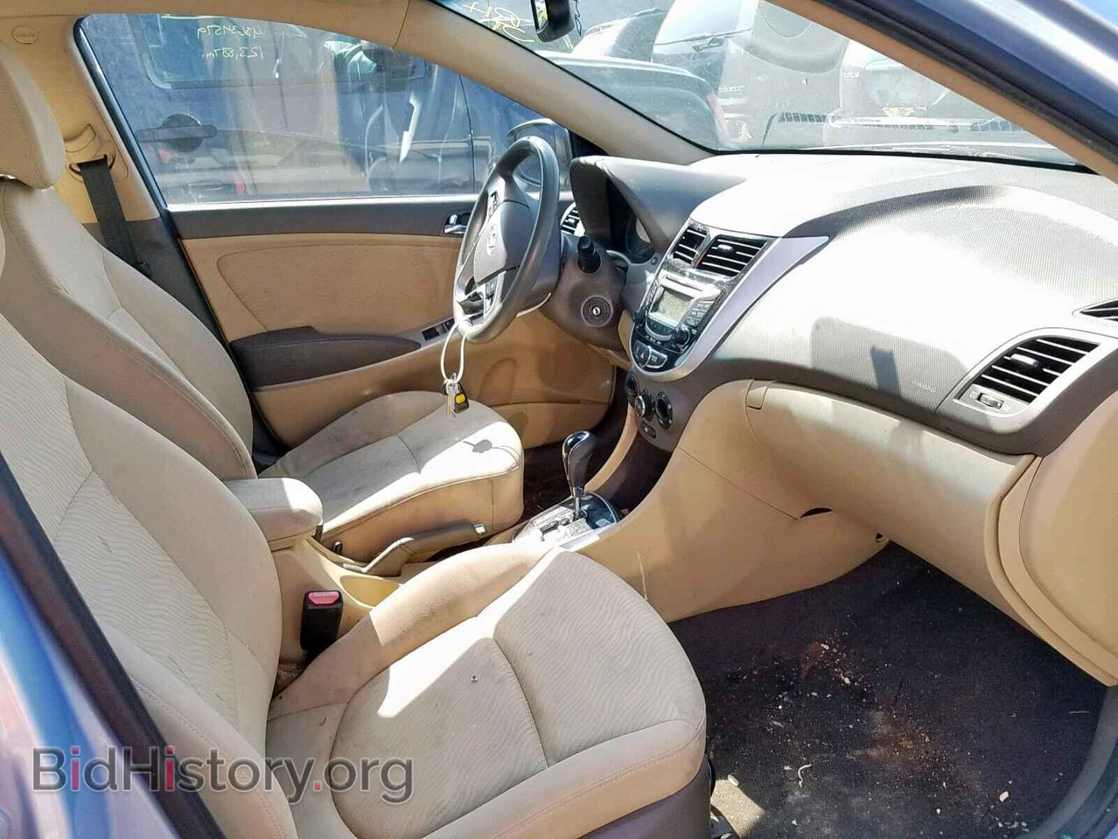 2012 HYUNDAI ACCENT - VIN: KMHCU4AE6CU169340 - Фото 5