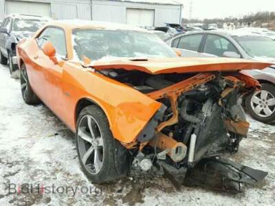 2014 Dodge CHALLENGER, оранжевый — VIN 2C3CDYAG5EH218809, Copart