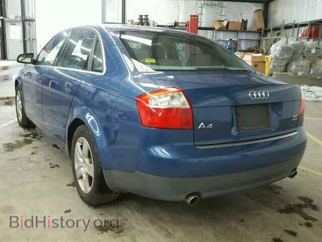 2002 AUDI A4 - VIN: WAULT68E82A129363 - Фото 3