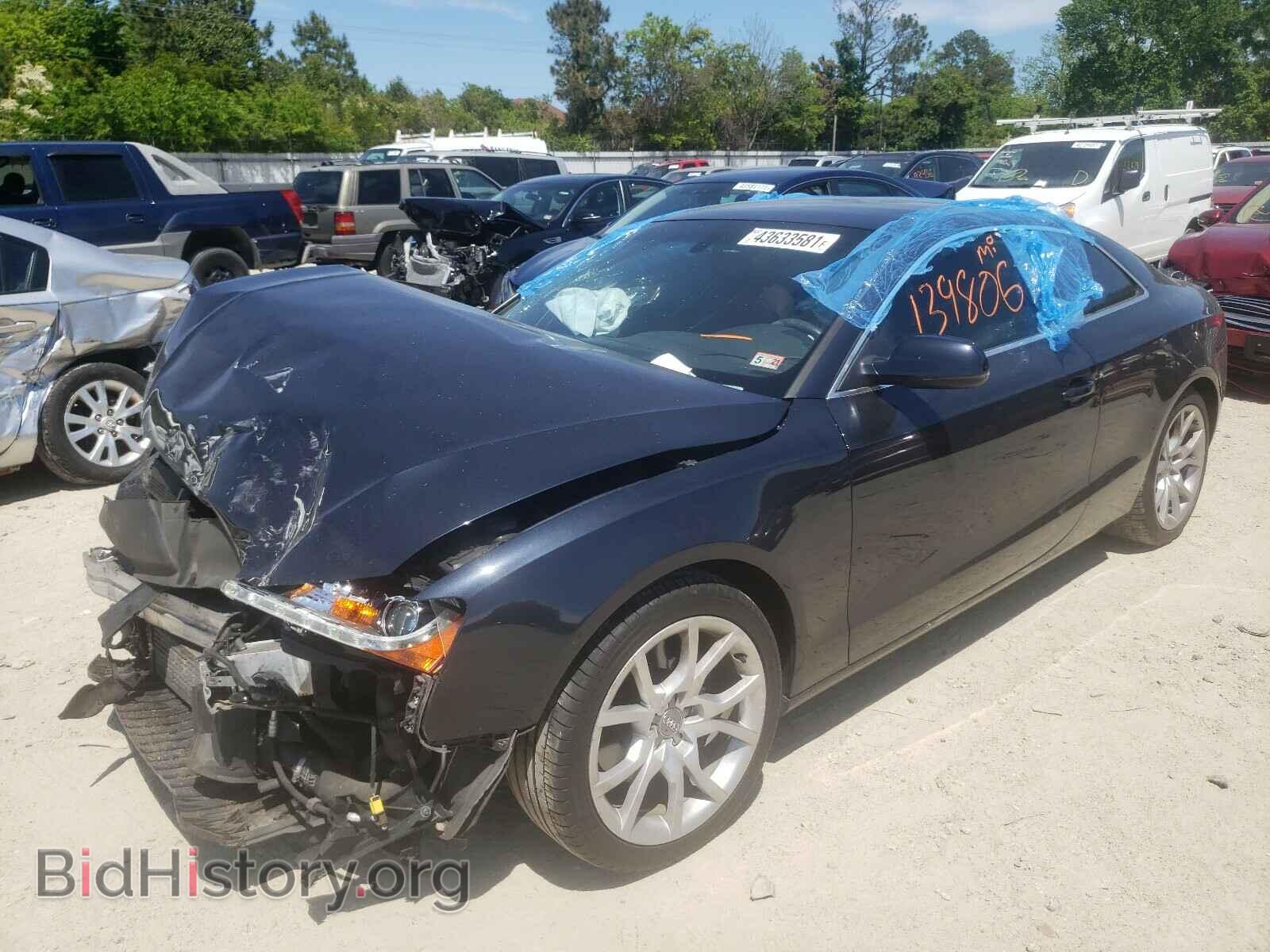 2012 AUDI A5 - VIN: WAULFAFR9CA025367 - Фото 2
