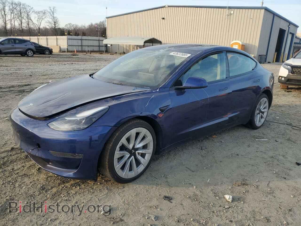 Photo 5YJ3E1EA2NF192083 - TESLA MODEL 3 2022