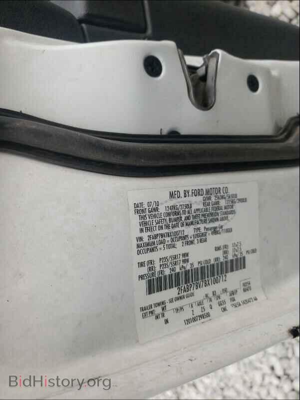 2011 FORD CROWN VIC - VIN: 2FABP7BV7BX100712 - Фото 10
