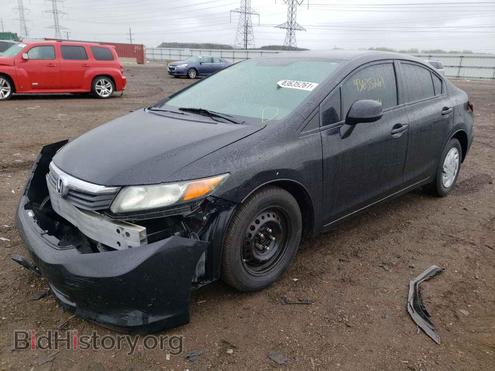2012 HONDA CIVIC - VIN: 19XFB2F55CE070883 - Фото 2