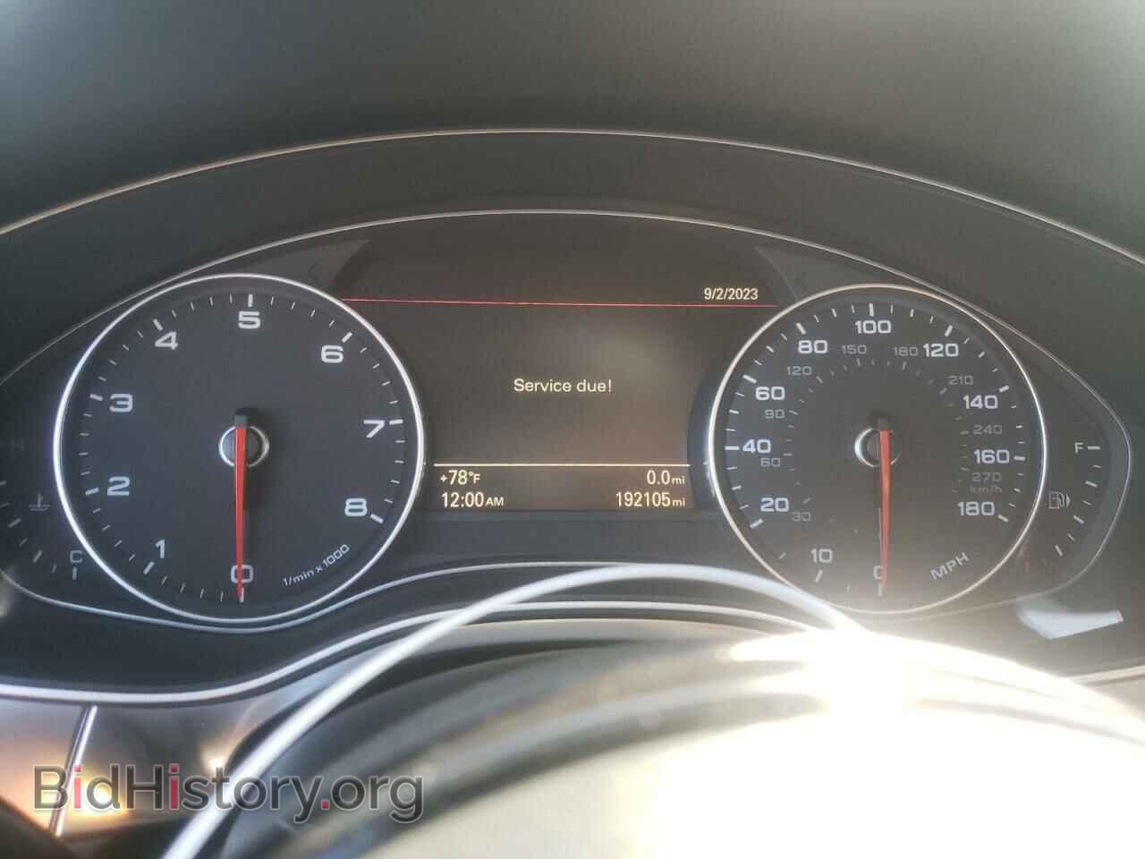 2012 AUDI A6 - VIN: WAUHGAFC5CN168792 - Фото 9