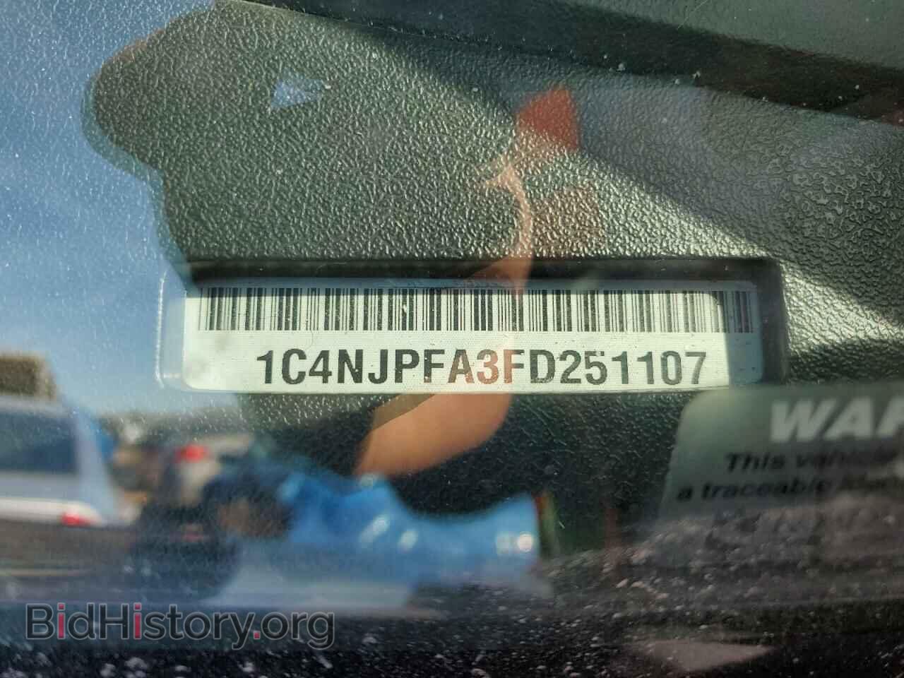 2015 JEEP PATRIOT - VIN: 1C4NJPFA3FD251107 - Фото 12