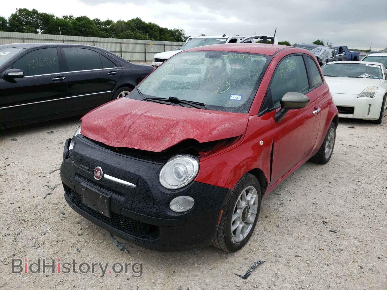 2012 FIAT 500 - VIN: 3C3CFFAR4CT385229 - Фото 2
