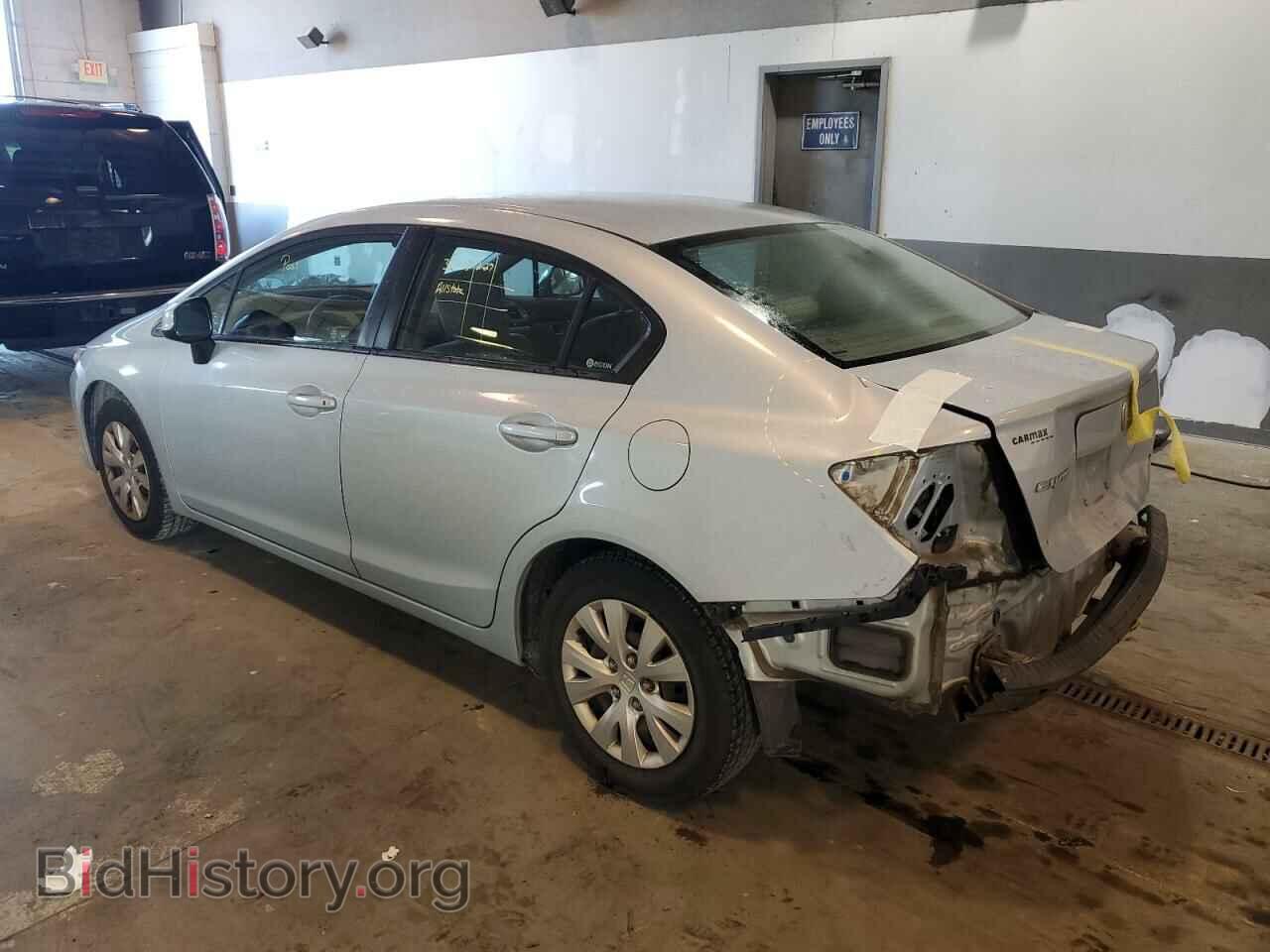 2012 HONDA CIVIC - VIN: 2HGFB2F52CH522262 - Фото 2