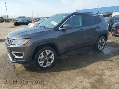 2020 Jeep COMPASS Limited, gray — VIN 3C4NJDCB3LT124147, Copart