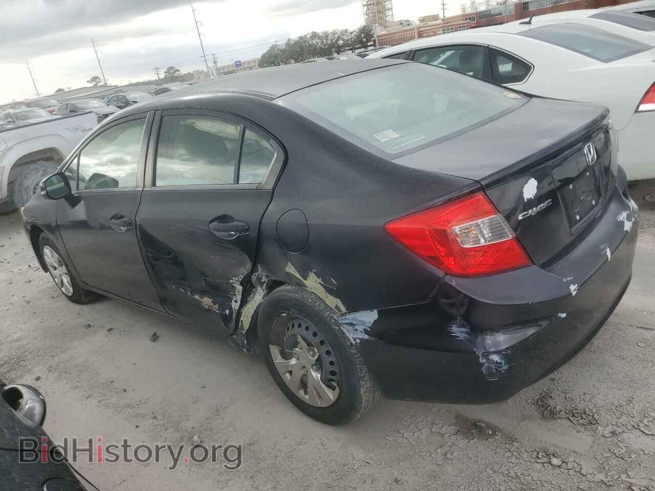 2012 HONDA CIVIC - VIN: JHMFB2F55CS005611 - Фото 2