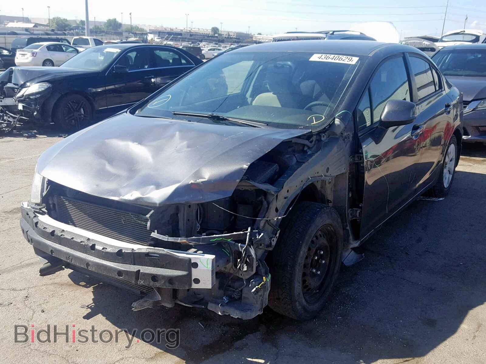 2012 HONDA CIVIC LX - VIN: 2HGFB2F56CH313235 - Фото 2