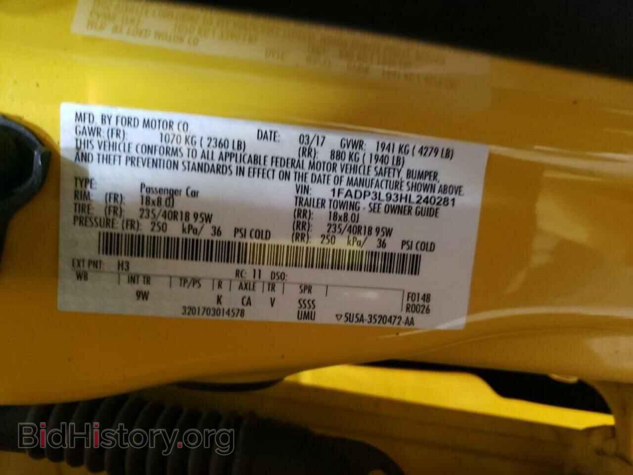 2017 FORD FOCUS - VIN: 1FADP3L93HL240281 - Photo 13