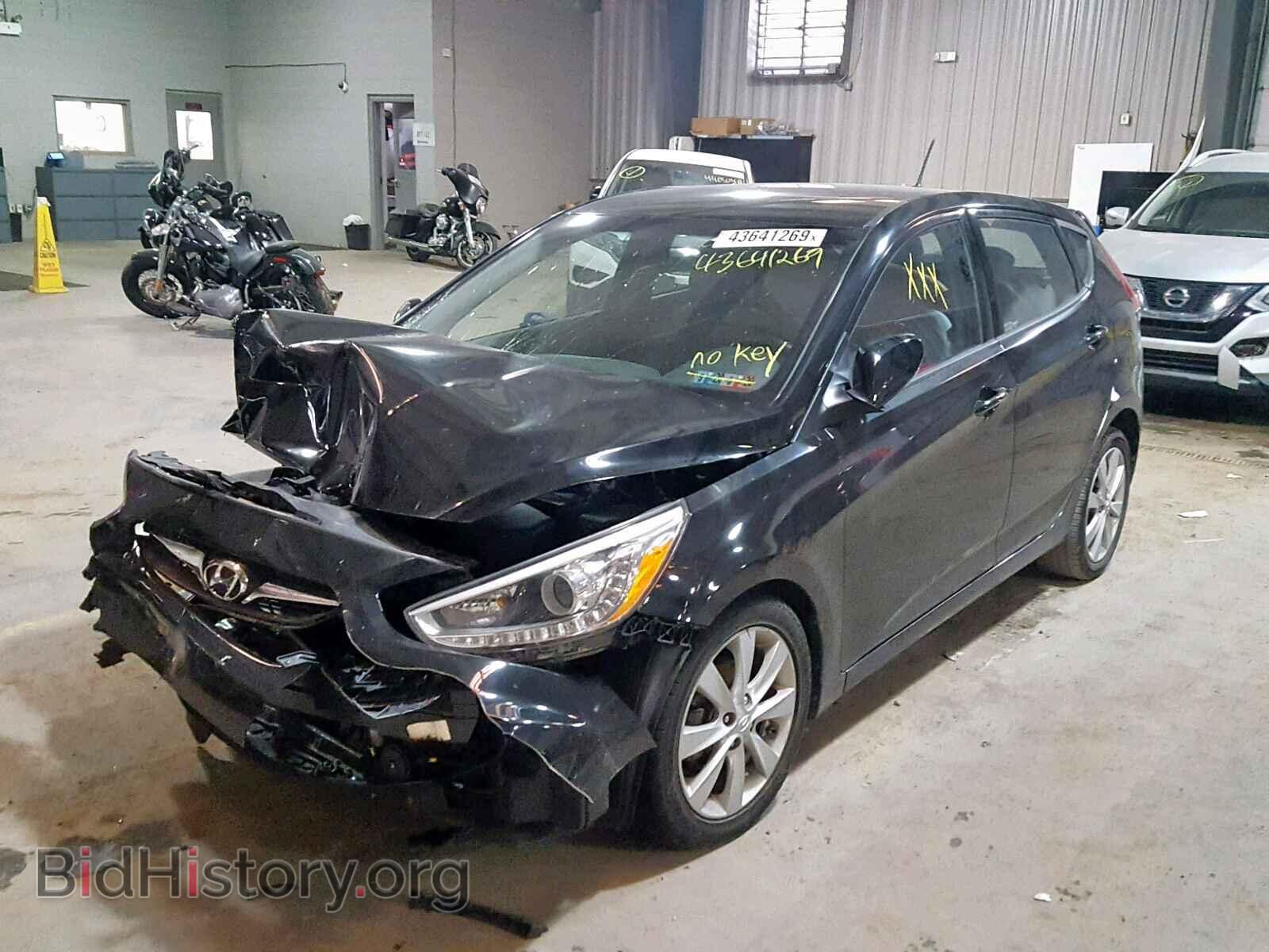 2014 HYUNDAI ACCENT - VIN: KMHCU5AE8EU182194 - Фото 2