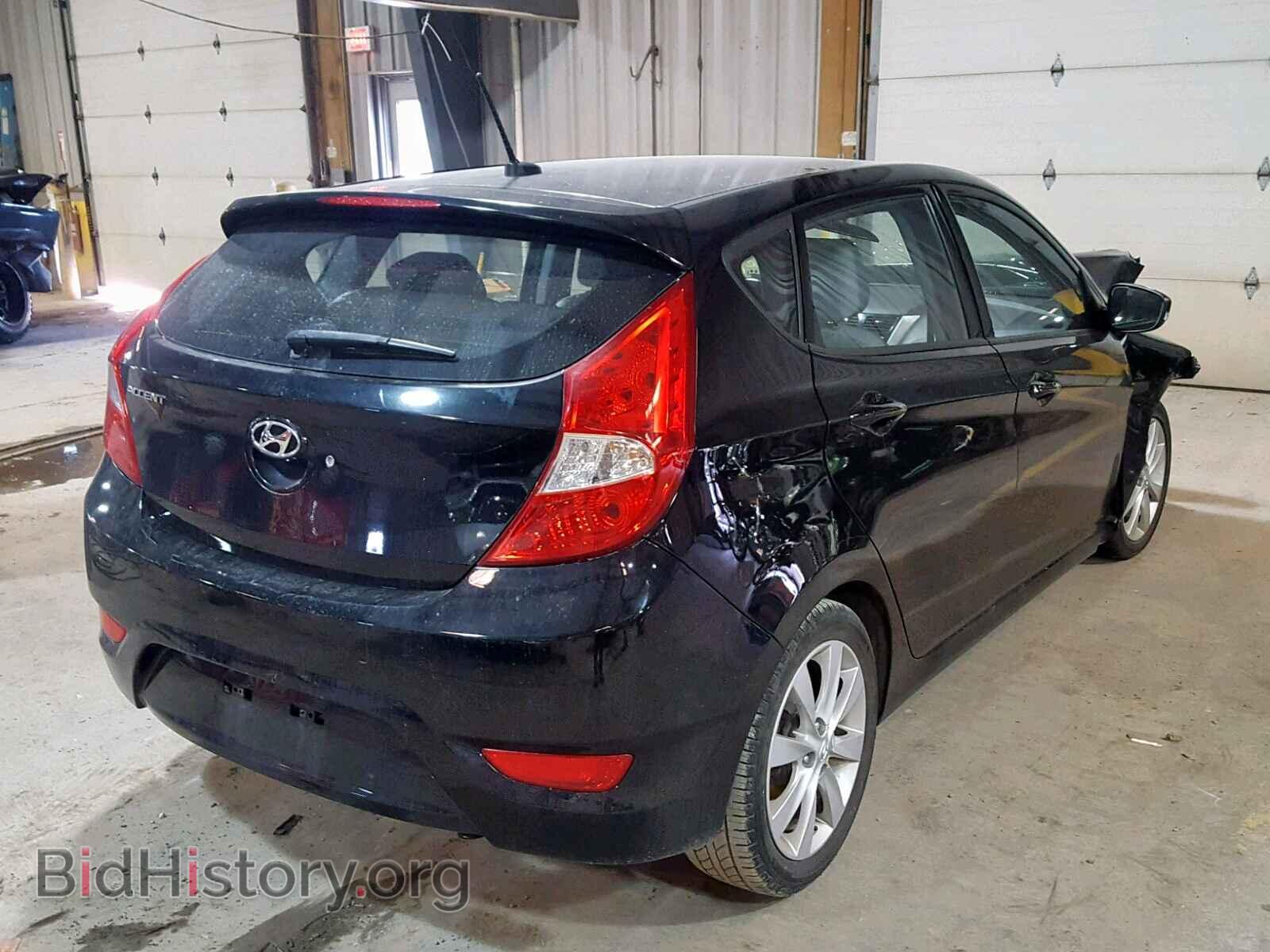 2014 HYUNDAI ACCENT - VIN: KMHCU5AE8EU182194 - Фото 4