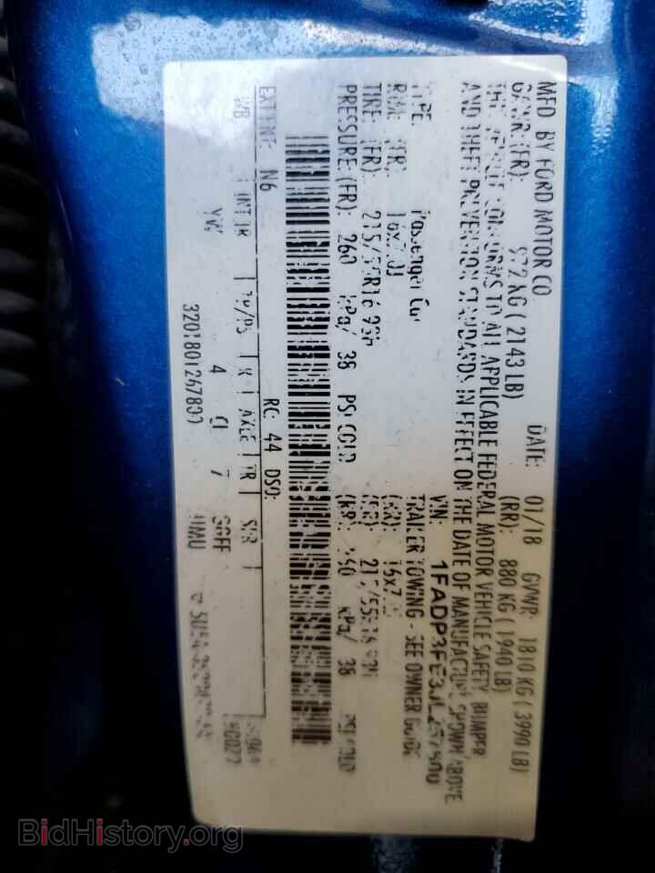 2018 FORD FOCUS - VIN: 1FADP3FE3JL257600 - Фото 13
