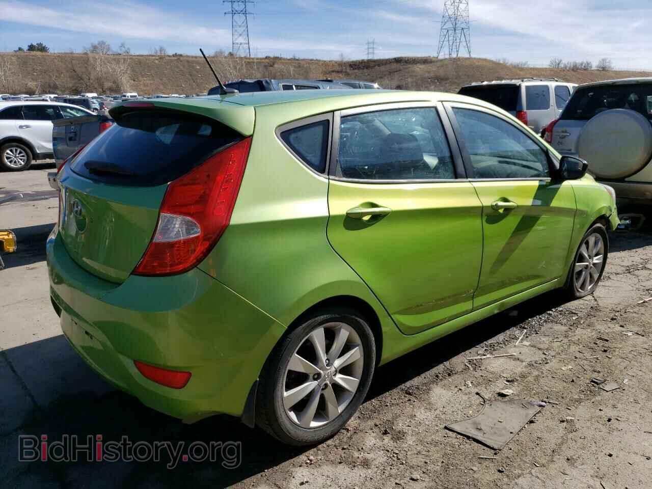 2013 HYUNDAI ACCENT - VIN: KMHCU5AE8DU061115 - Фото 3