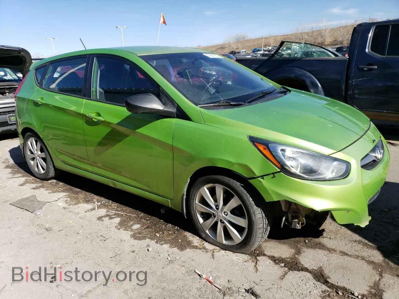 2013 HYUNDAI ACCENT - VIN: KMHCU5AE8DU061115 - Фото 4