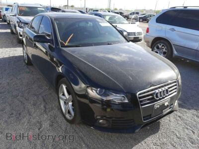 2011 Audi A4 A4 Premium, черный — VIN WAUFFAFL5BN044319, Copart