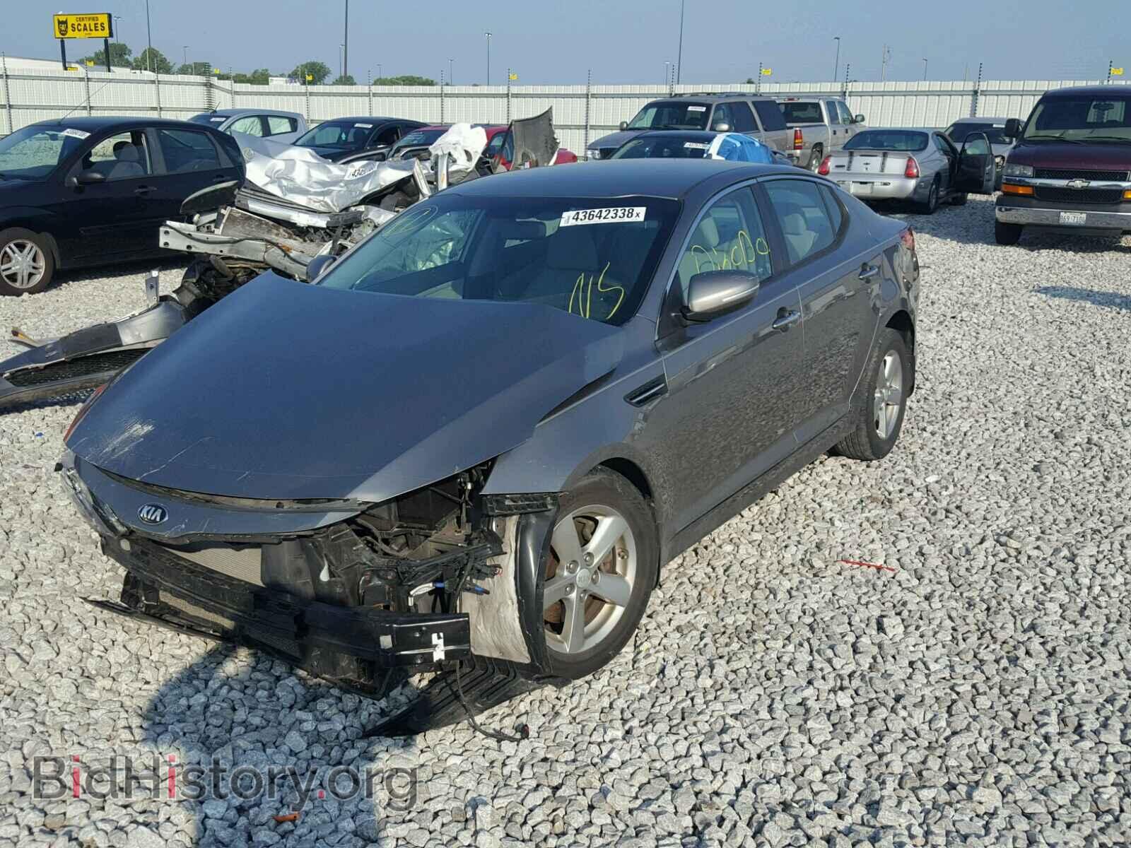 2014 KIA OPTIMA - VIN: 5XXGM4A73EG314088 - Фото 2