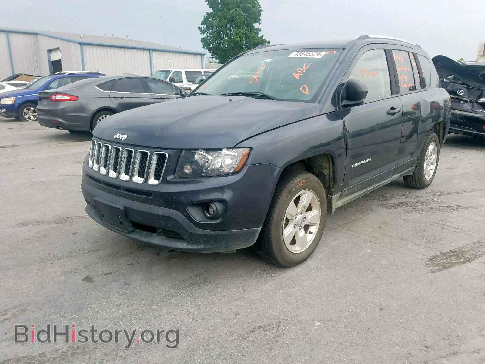 2014 JEEP COMPASS SP - VIN: 1C4NJCBA3ED843300 - Фото 2