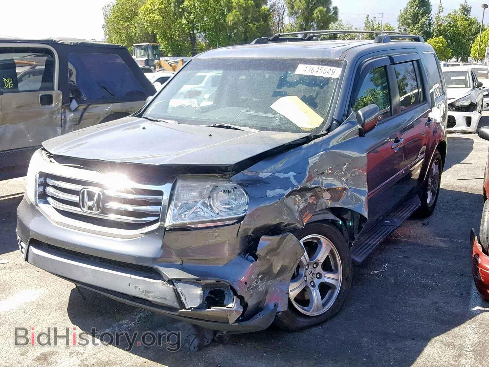 2013 HONDA PILOT EXL - VIN: 5FNYF3H5XDB015907 - Фото 2