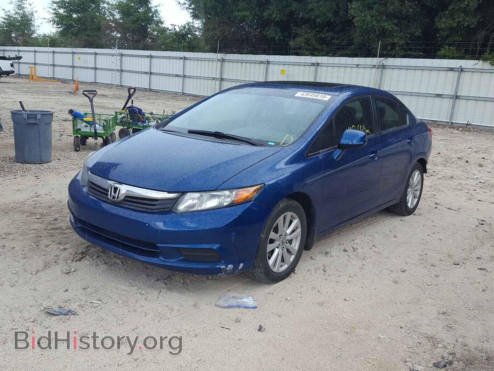 2012 HONDA CIVIC - VIN: 2HGFB2F80CH505714 - Фото 2