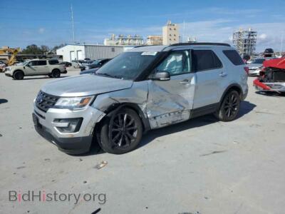 2017 Ford EXPLORER XLT, серебристый — VIN 1FM5K7D83HGA73564, Copart