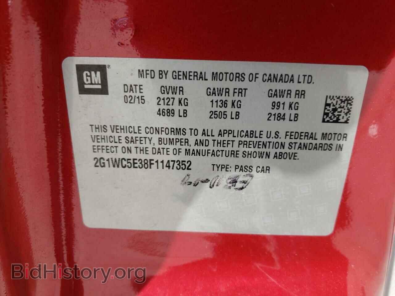 2015 CHEVROLET IMPALA - VIN: 2G1WC5E38F1147352 - Photo 10
