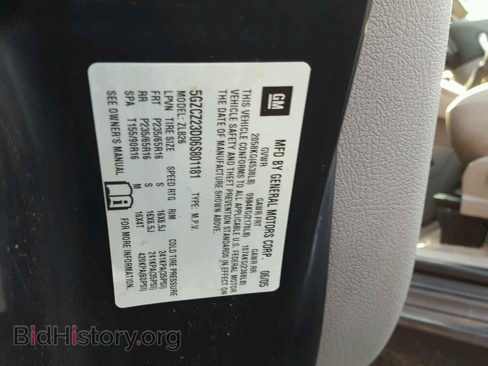2006 SATURN VUE - VIN: 5GZCZ23D06S801181 - Фото 10