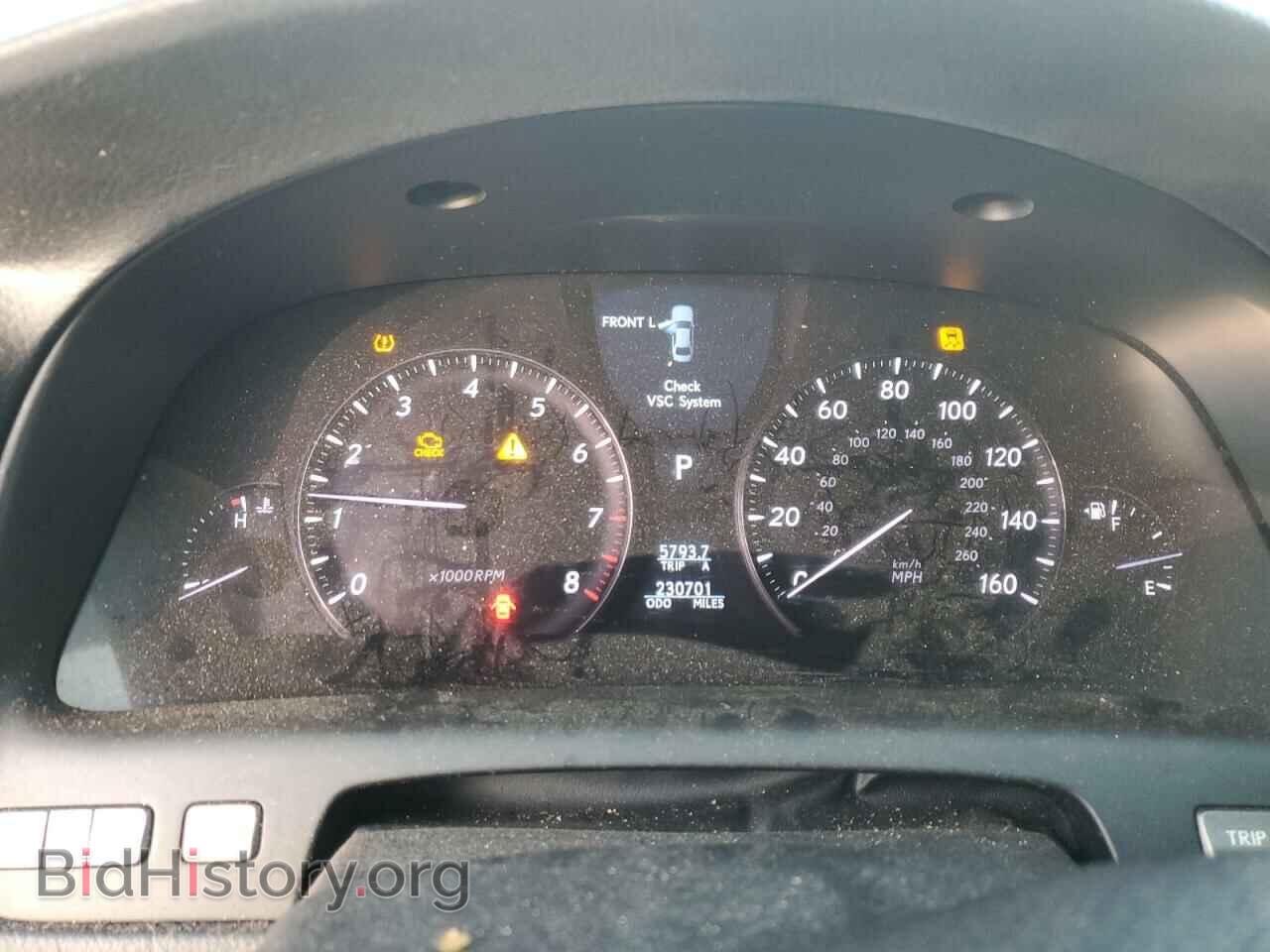 2008 LEXUS LS460 - VIN: JTHGL46F685025376 - Фото 8