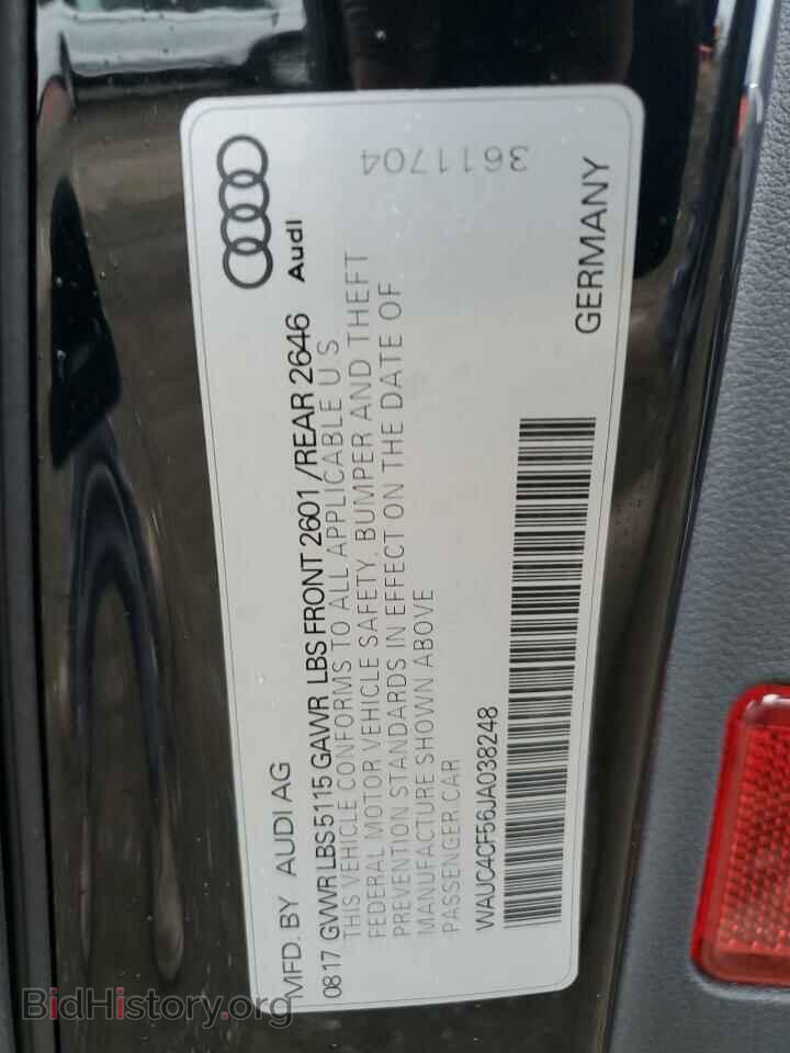 2018 AUDI S5/RS5 - VIN: WAUC4CF56JA038248 - Фото 12