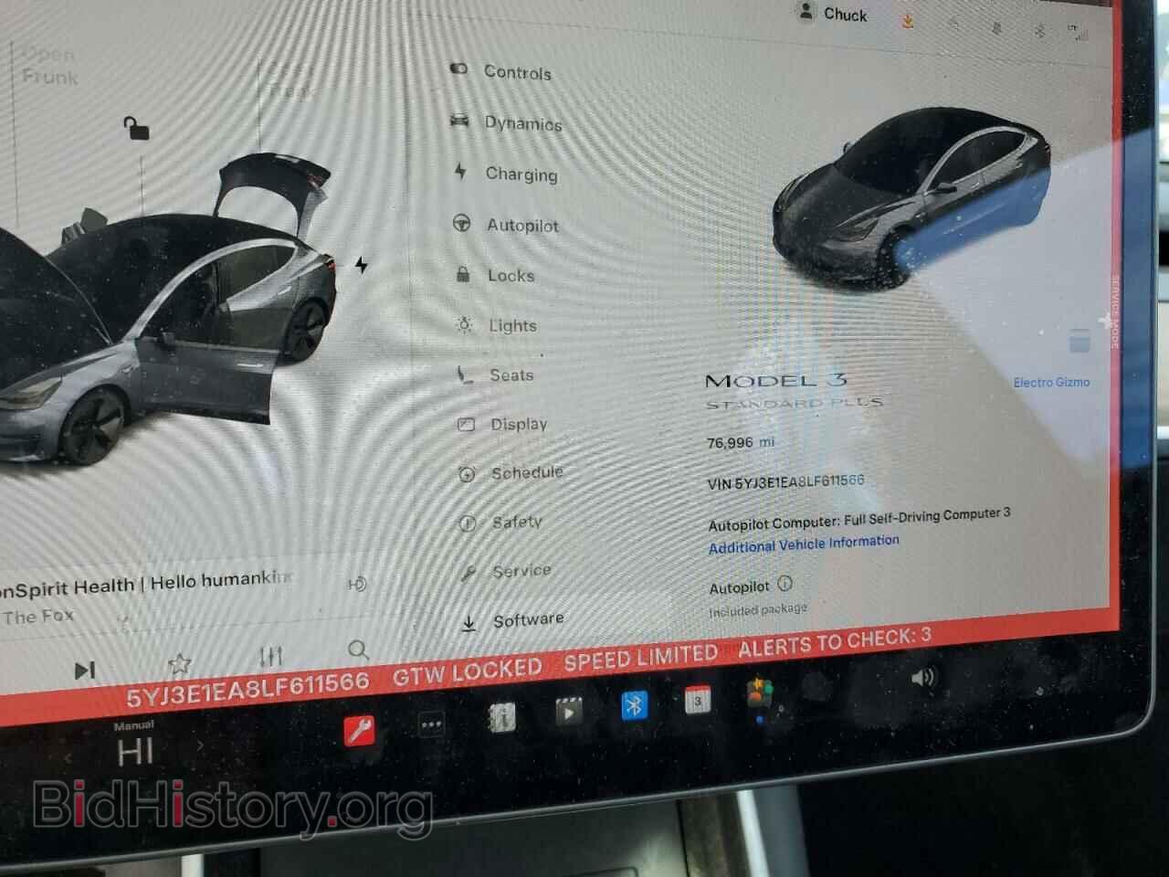 2020 TESLA MODEL 3 - VIN: 5YJ3E1EA8LF611566 - Photo 9