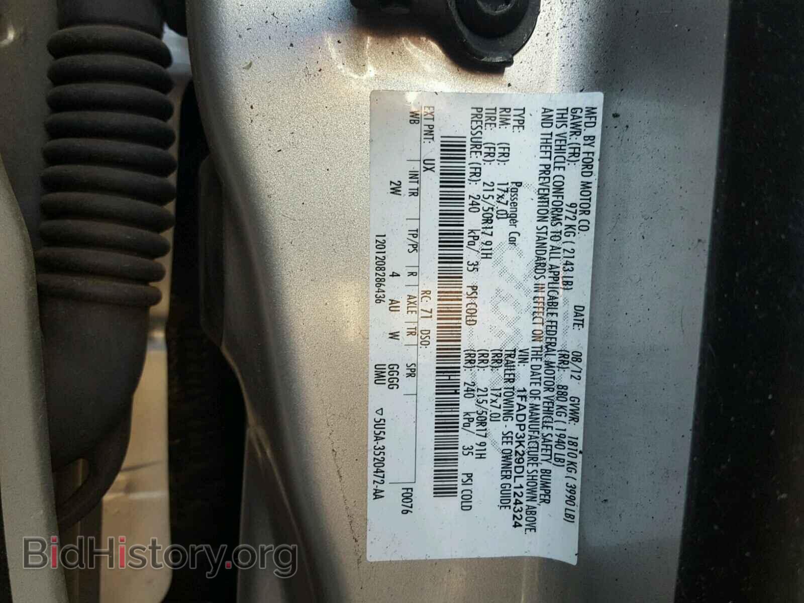 2013 FORD FOCUS - VIN: 1FADP3K29DL124324 - Photo 10