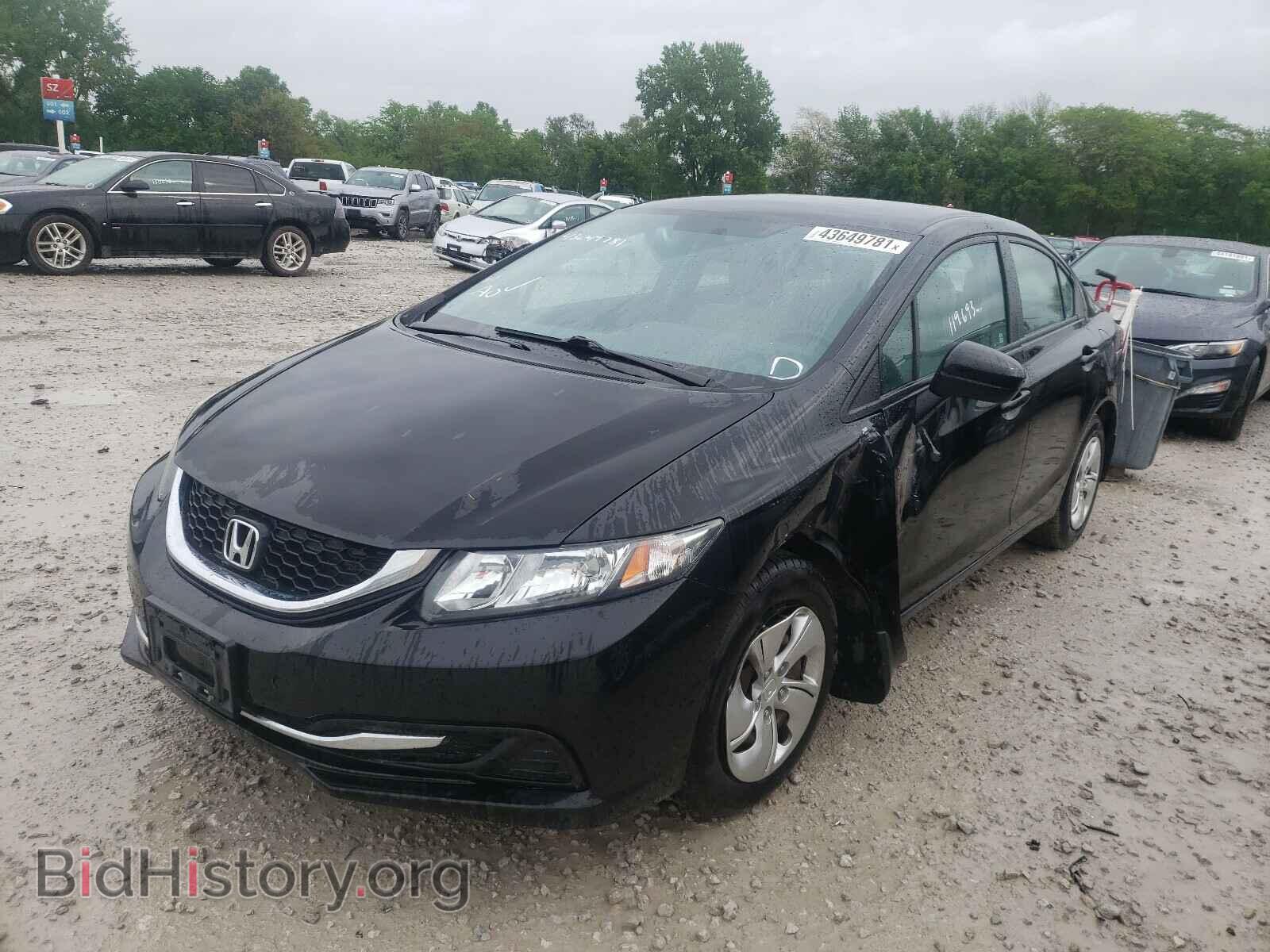 2014 HONDA CIVIC - VIN: 19XFB2F5XEE016563 - Фото 2