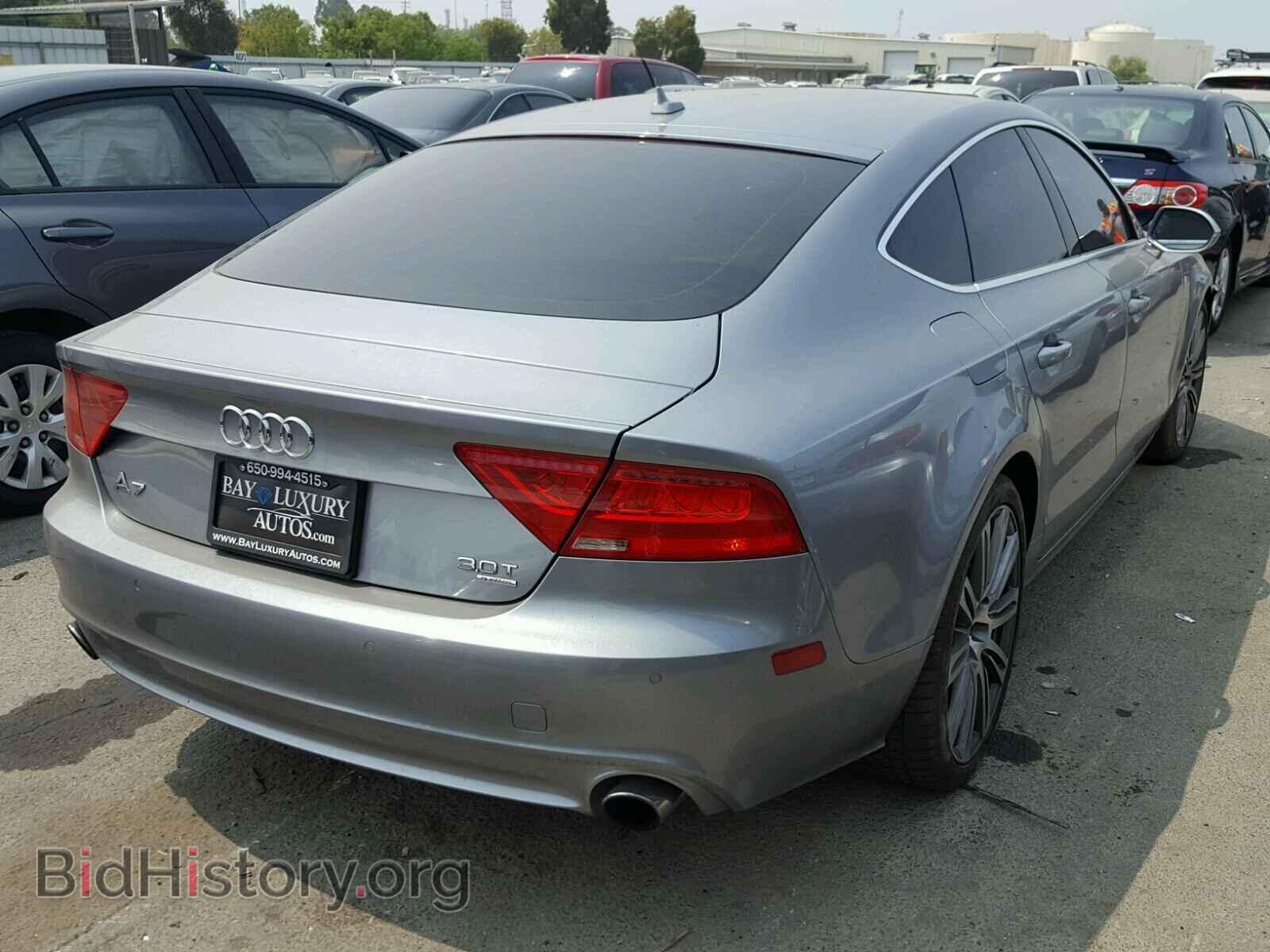 2012 AUDI A7 - VIN: WAUYGAFC9CN105162 - Фото 4