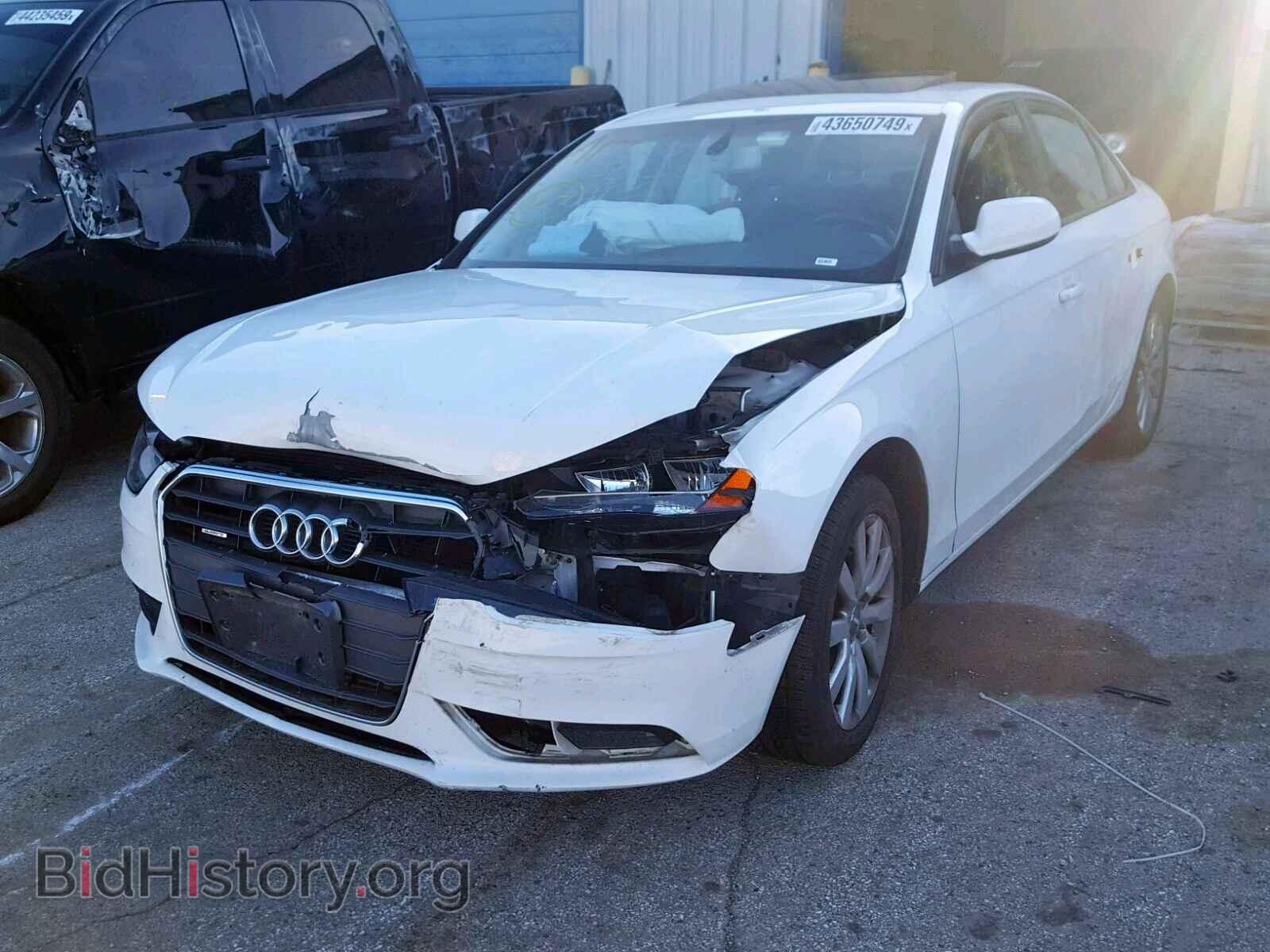 2013 AUDI A4 - VIN: WAUBFAFL4DN044216 - Photo 2