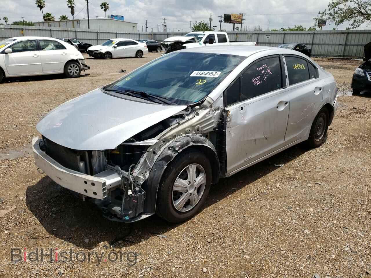 2012 HONDA CIVIC - VIN: 19XFB2F53CE024467 - Фото 2