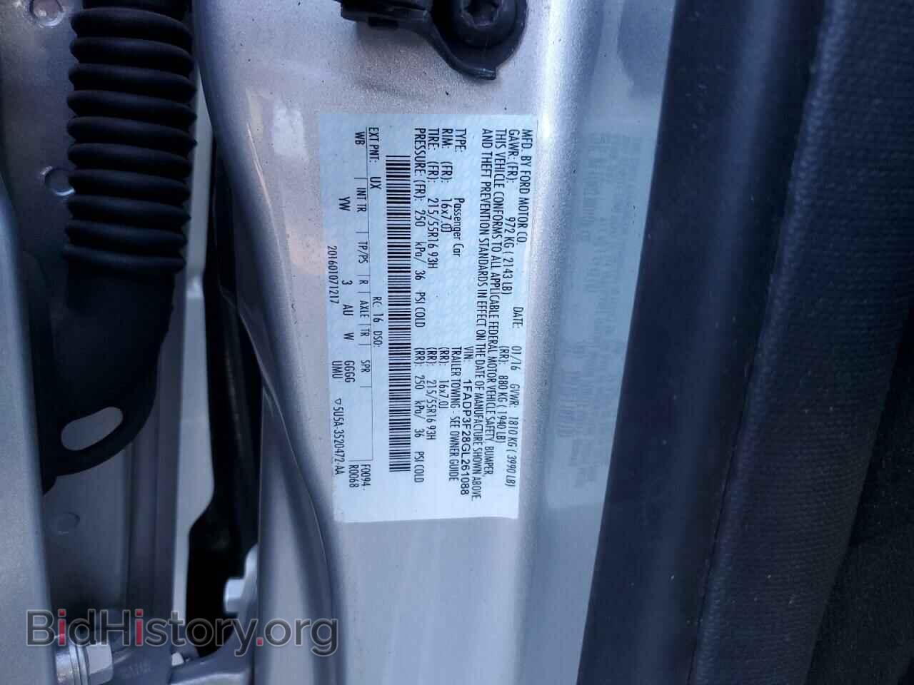 2016 FORD FOCUS - VIN: 1FADP3F28GL261088 - Photo 12